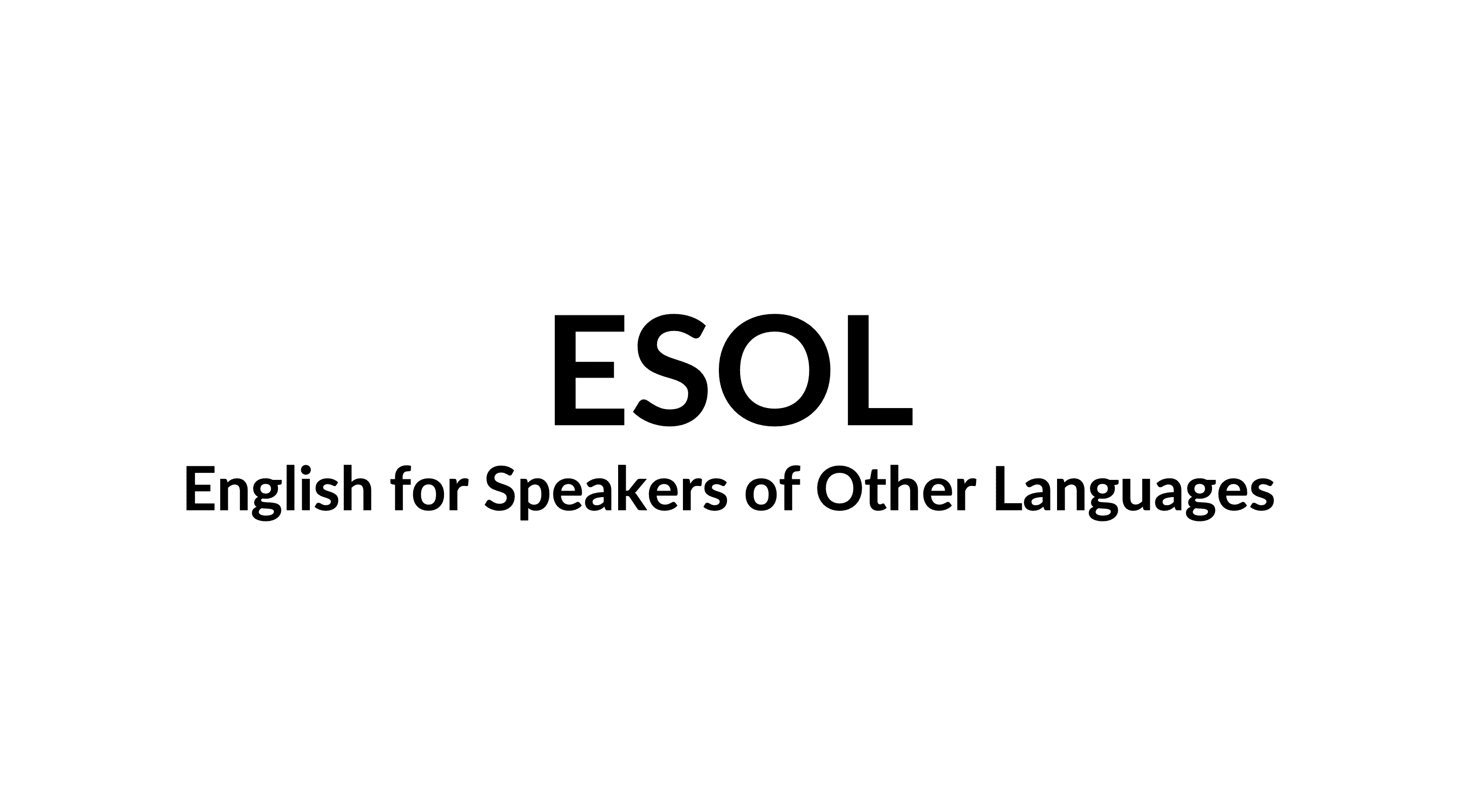 ESOL